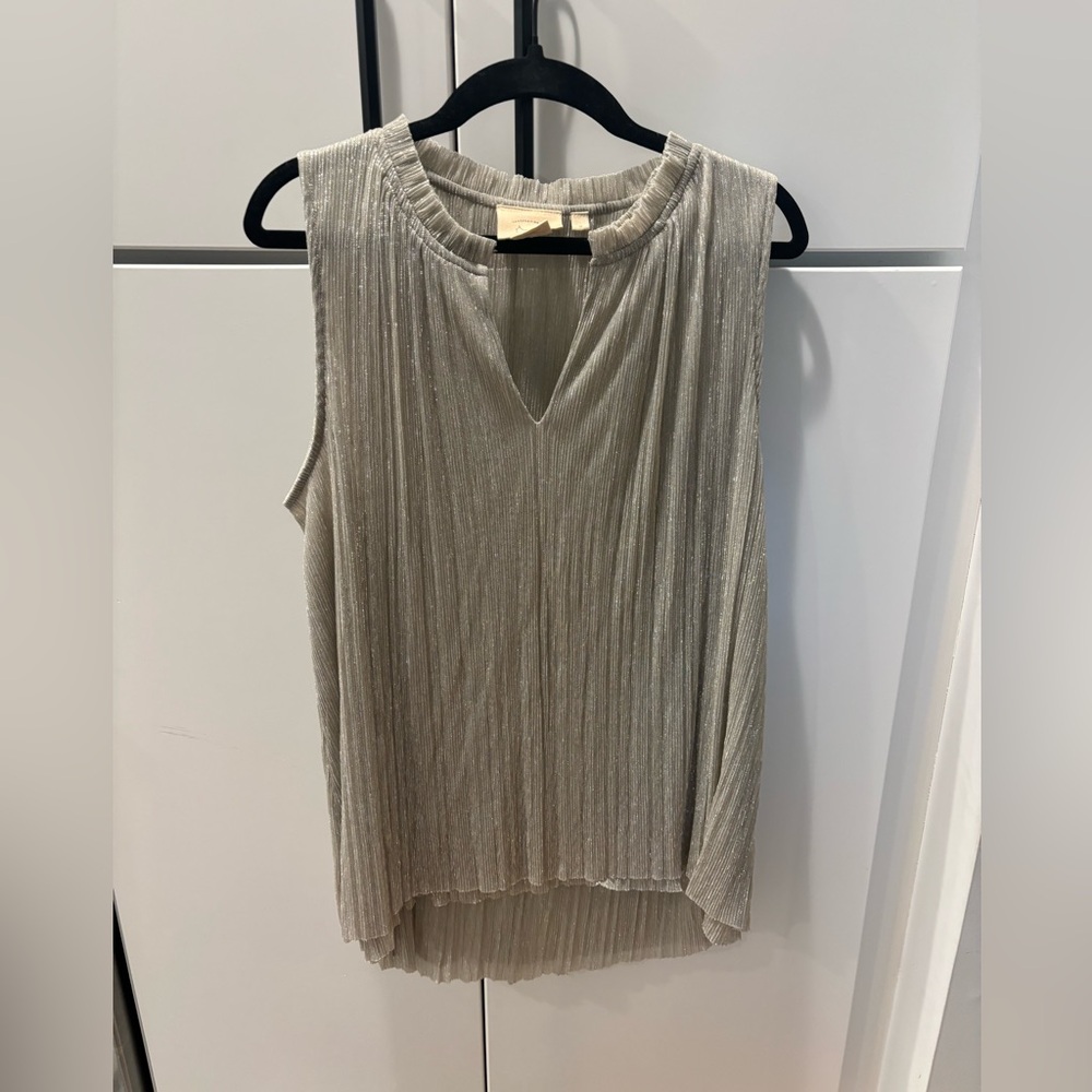 Anthropologie Vanessa Virginia Shimmer Top